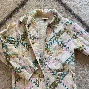 Patterned quilt jacket